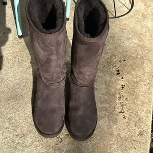 Women’s UGG Tall Chocolate Brown Boots. Great condition
